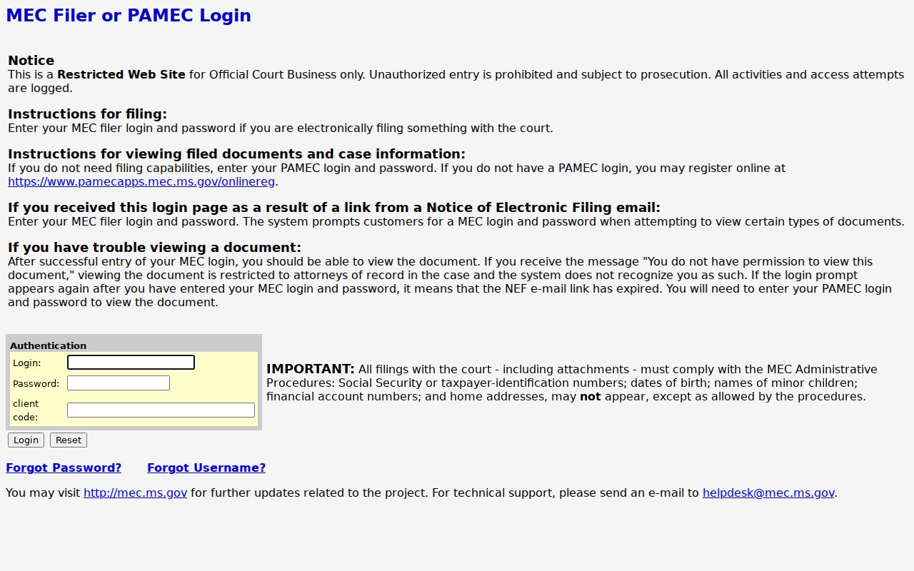 Smith County warrant search MEC login gate